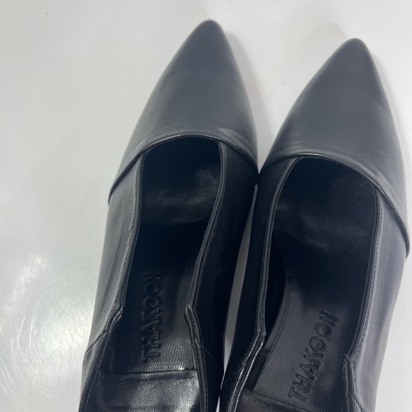 Thakoon Portuguese Elegant Black Kitten Heel Mules, NWOB, size 39/8 - Picture 8 of 13